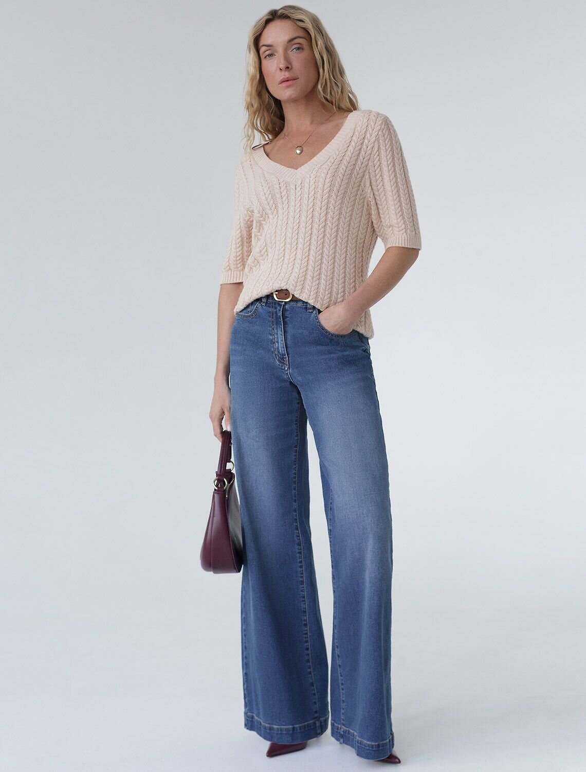 VILATTE Джинсы 577472 D54.306 синий