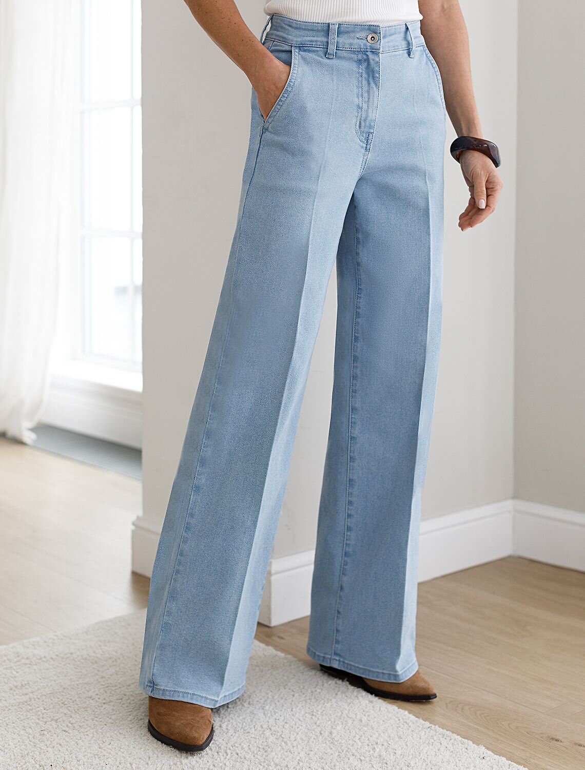 VILATTE Джинсы 577475 D54.308 голубой