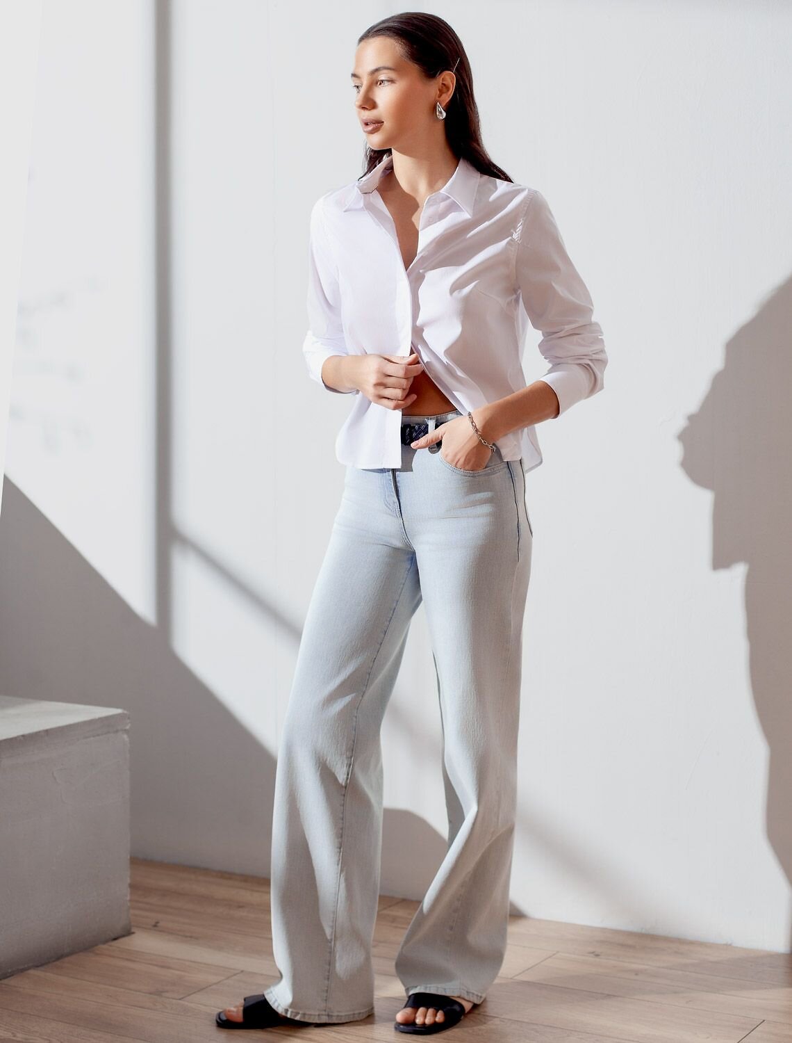 VILATTE Джинсы 577477 D54.309 св.голубой