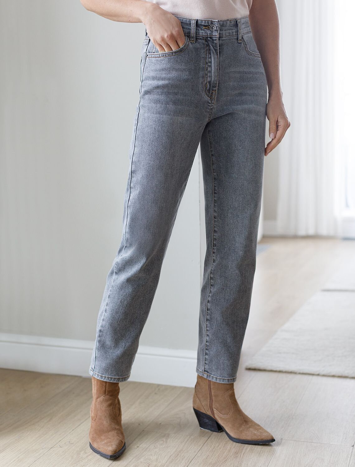 VILATTE Джинсы 577479 D54.310 серый