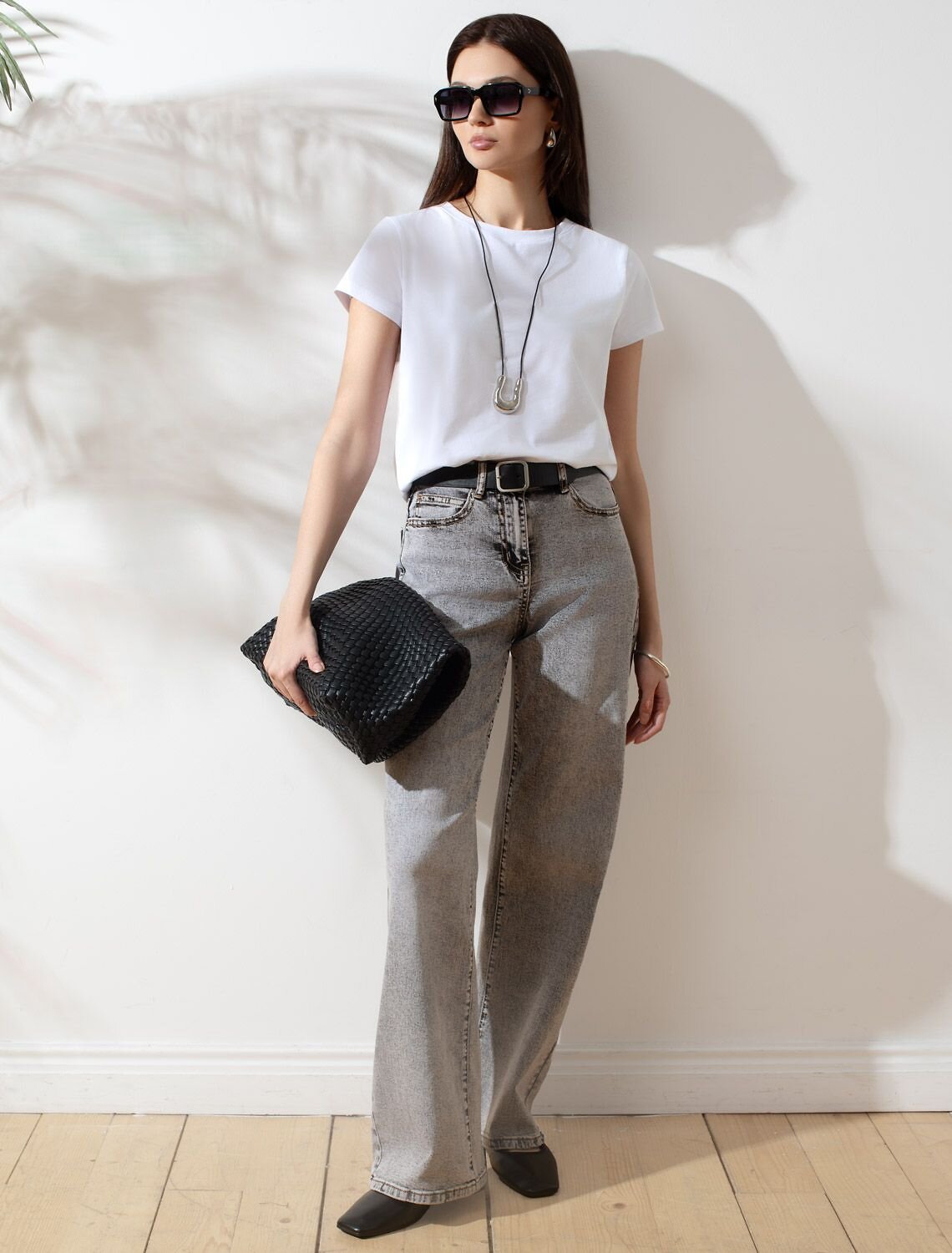 VILATTE Джинсы 577486 D54.315 серый