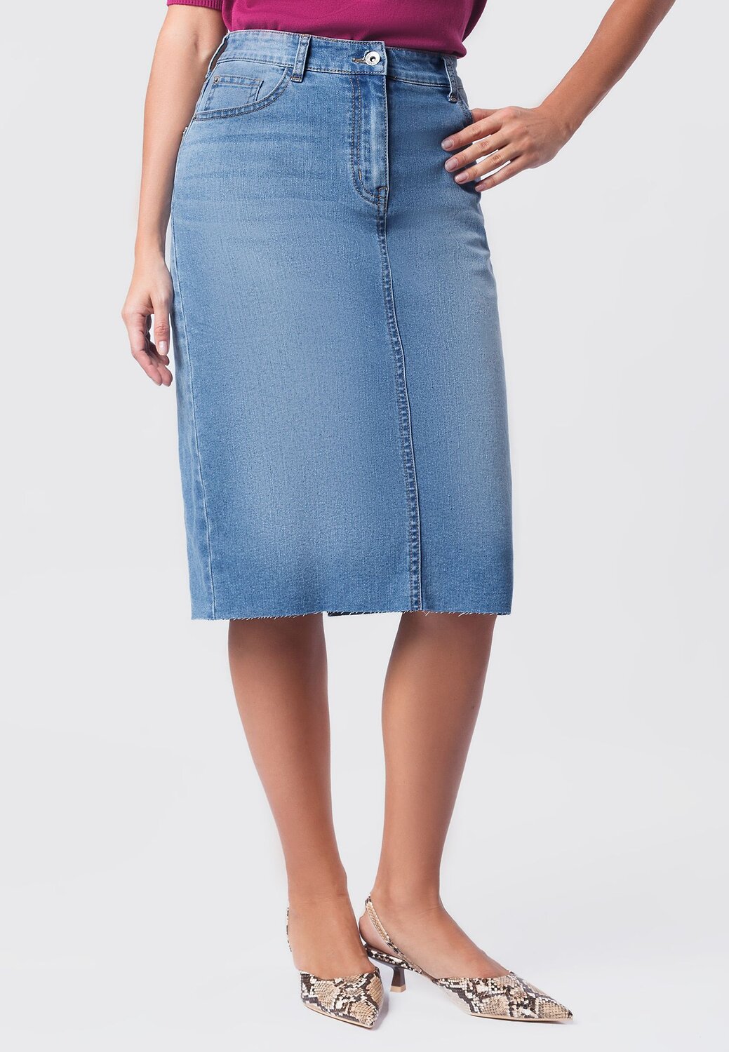 VILATTE Юбка 577489 D56.126 синий