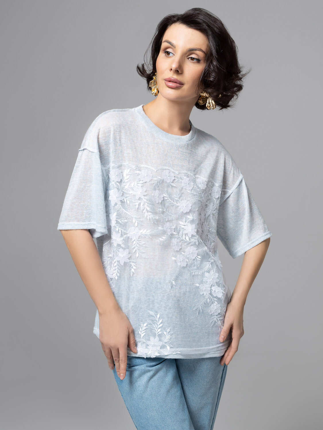 CHARUTTI Футболка 577519 12560 Голубой