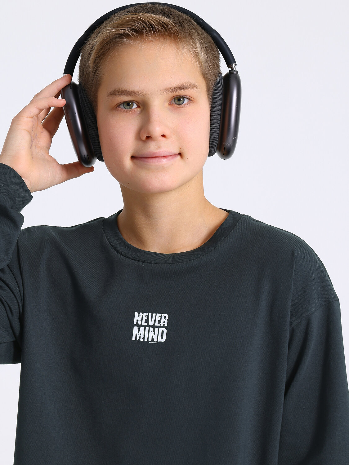 Апрель Лонгслив 577560 1ПДЛД4962804 темно-серый