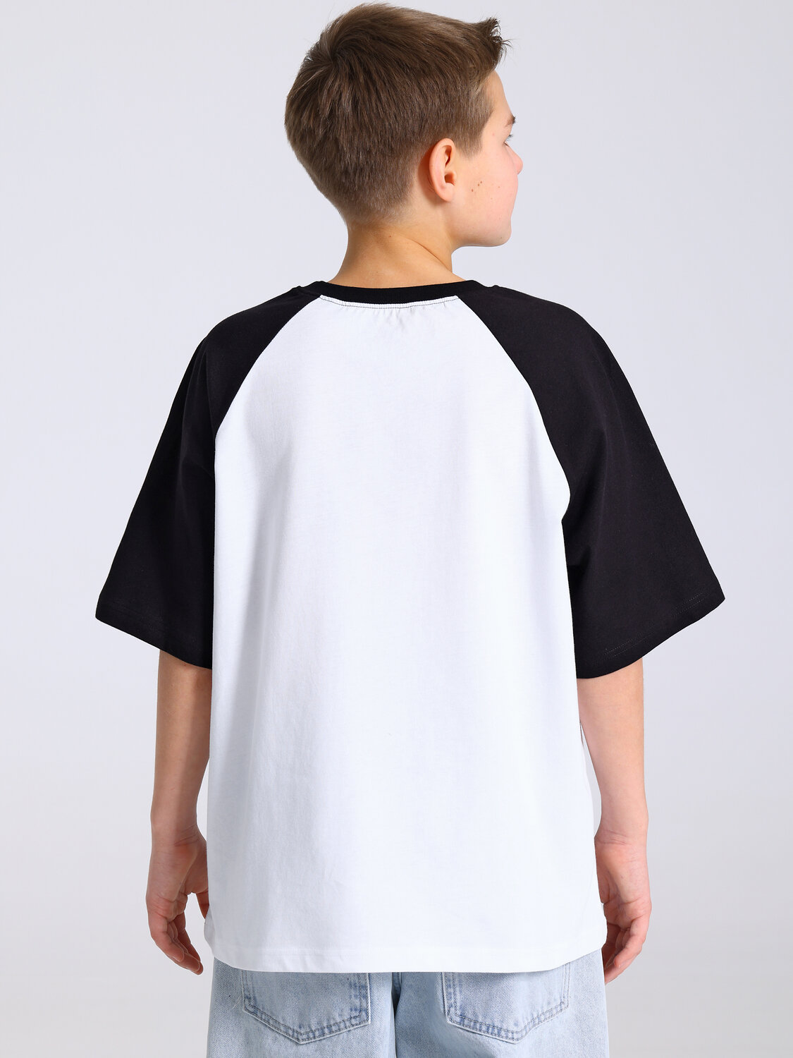 Апрель Футболка 577563 1ПДФК4975001 белый+черный