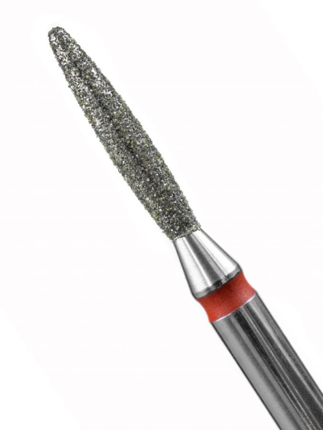 MANITA Фреза алмазная пламя тупое для аппаратного маникюра 856.104.244.100.018 ФАПЗ-1.8-10М, красная насечка, ø 1,8 мм, 5 шт. 577578 28344 