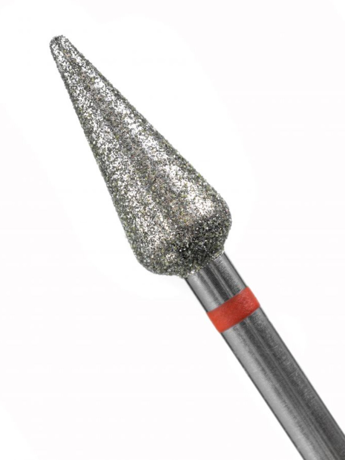 MANITA Фреза алмазная капля большая для аппаратного маникюра 856.104.260.125.050 ФАК-5,0 12,5М, красная насечка, ø 5,0 мм, 5 шт. 577593 28348 