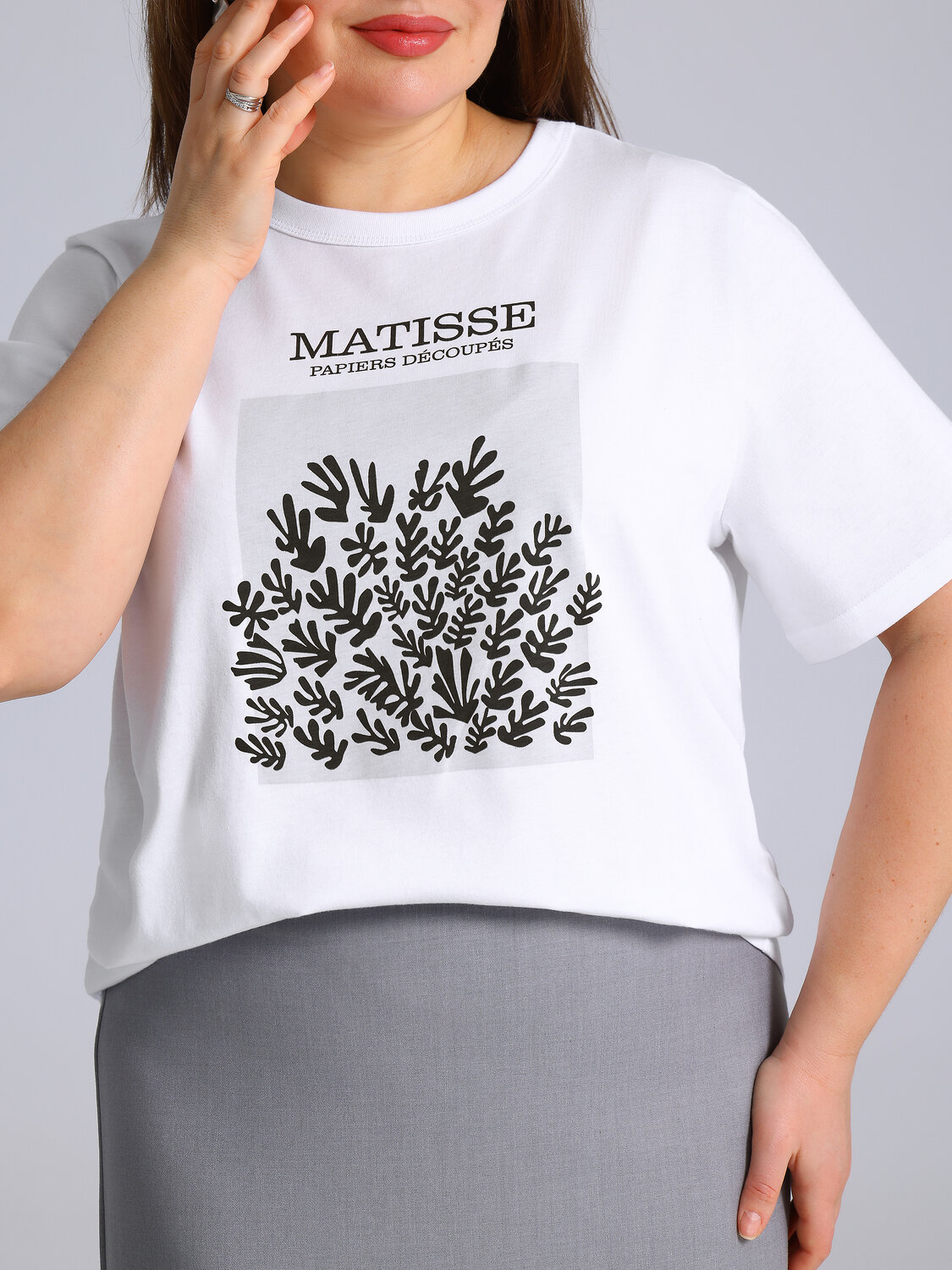 Апрель Футболка 577595 1ЖДФК3298001 белый