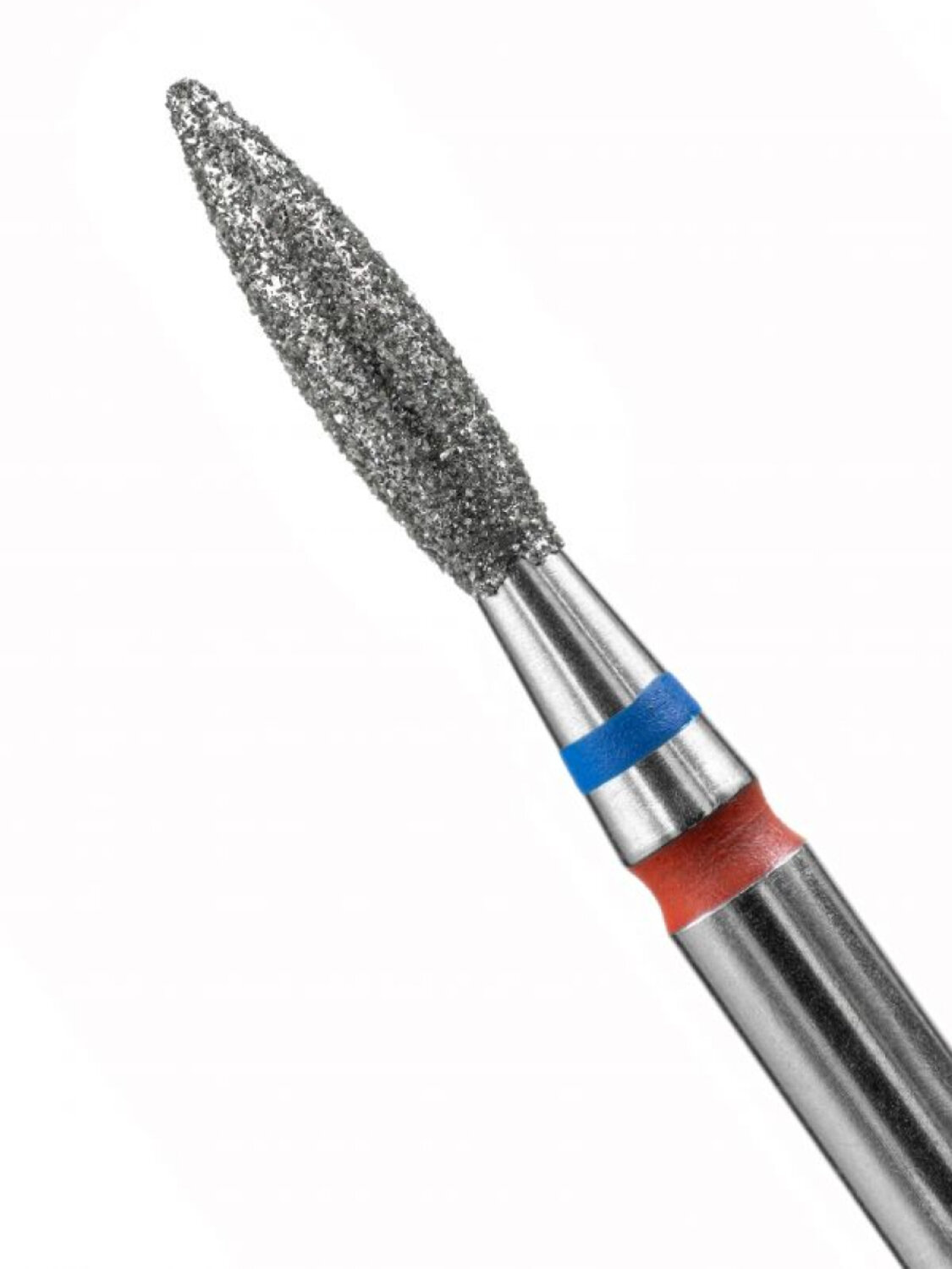 MANITA Фреза алмазная пламя острое для аппаратного маникюра 866.104.243.080.021 ФАП-2.1 8 М-С, сине-красный, 5 шт. 577596 28361 