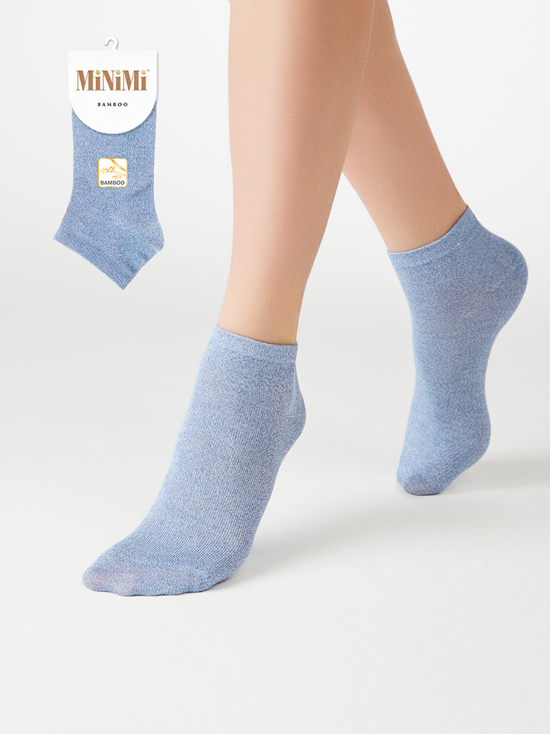 Minimi Носки 577616 MINI BAMBOO 2203 Jeans Melange (Синий)