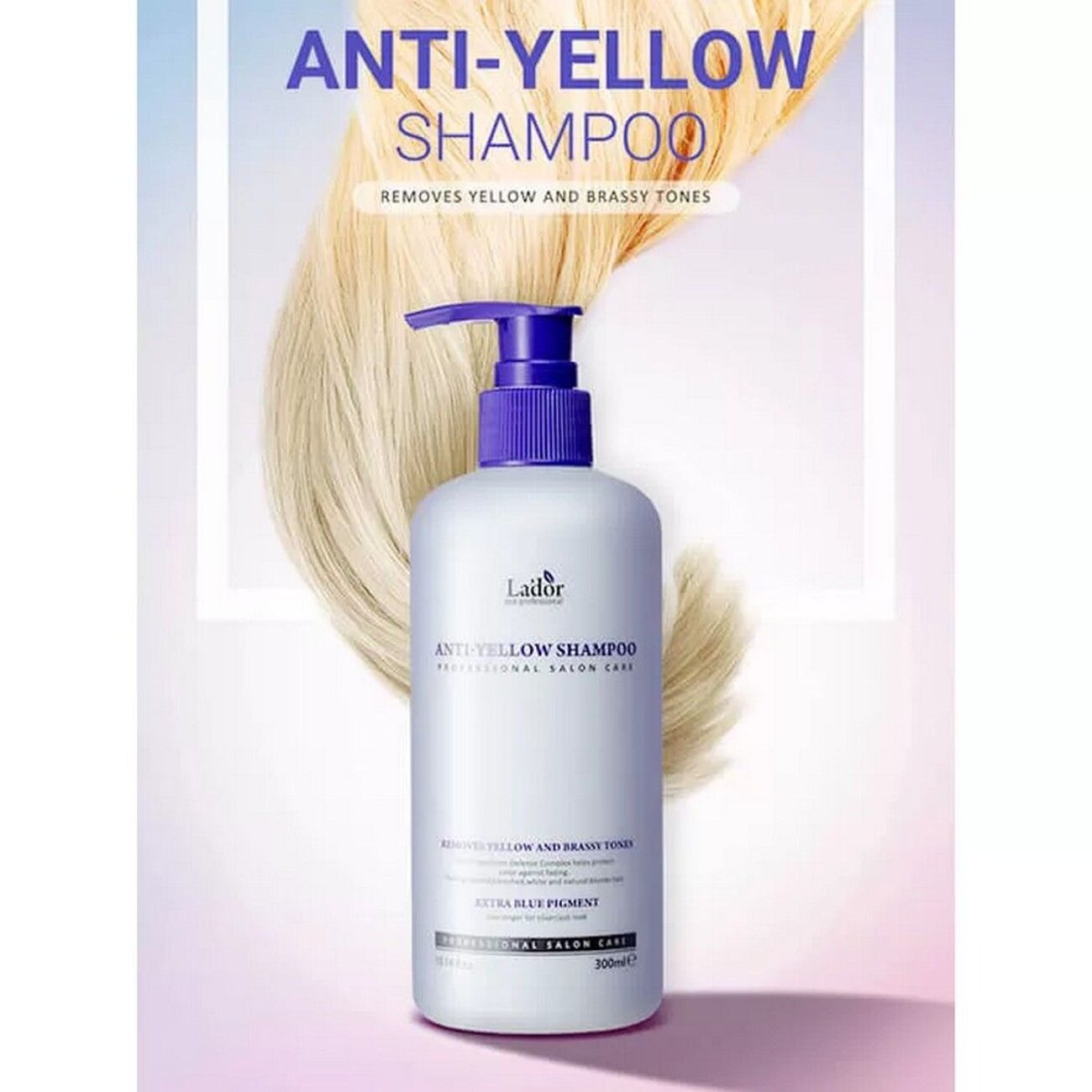 Lador Шампунь для нейтрализации желтизны / Anti-Yellow Shampoo, 300 мл 577642 13924 