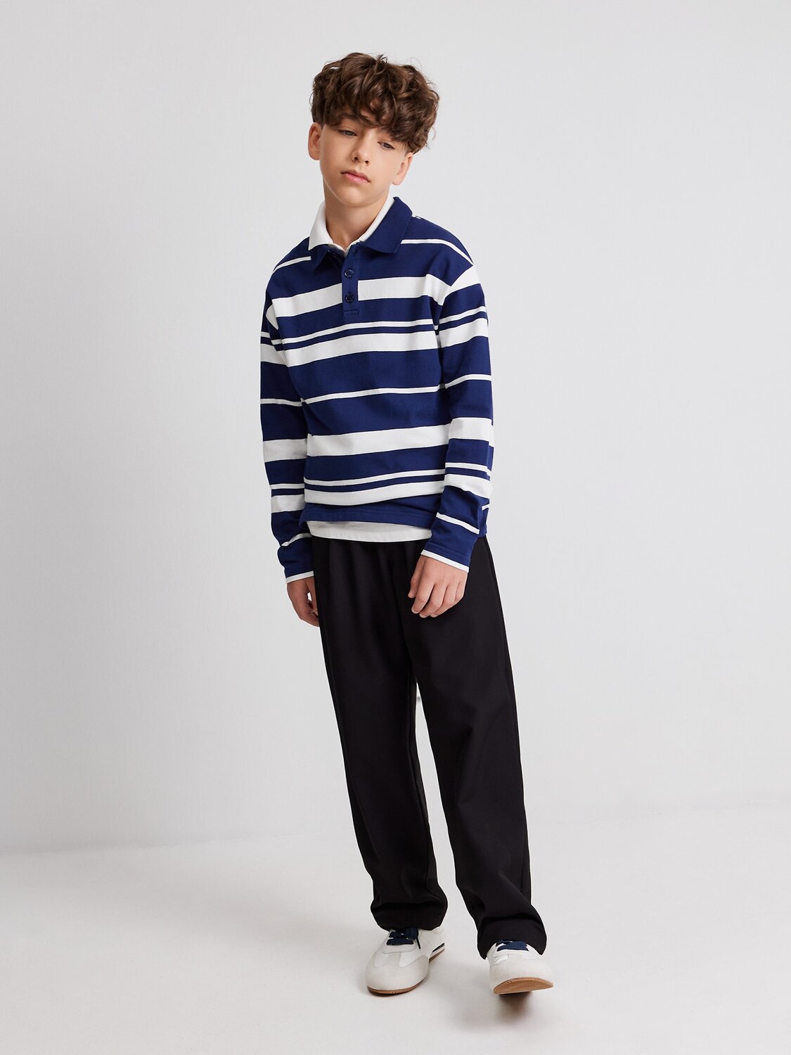 Acoola Джемпер 577942 20110830006 бело-голубой в полоску