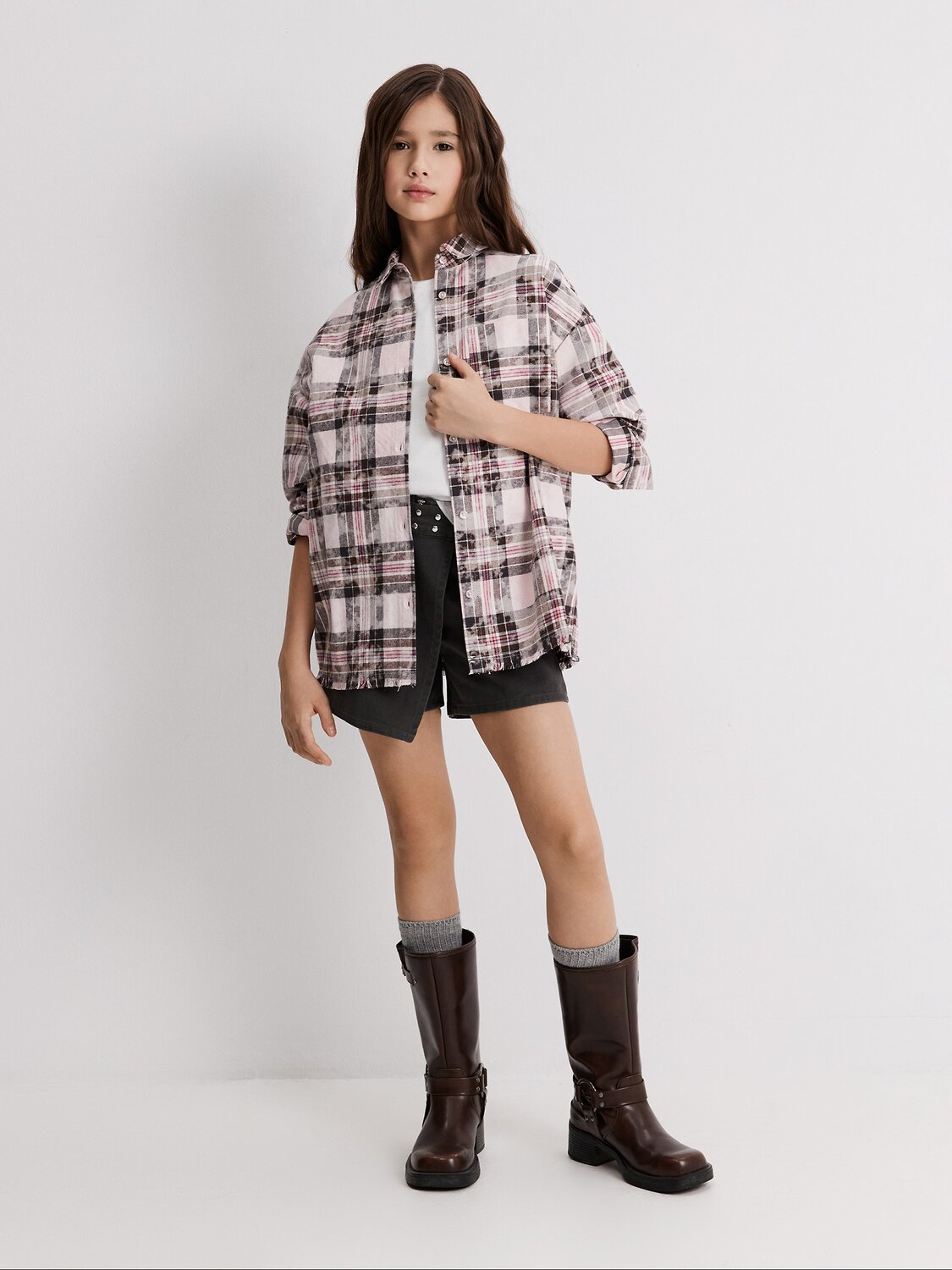 Acoola Блузка 578003 20210260148 розовая клетка