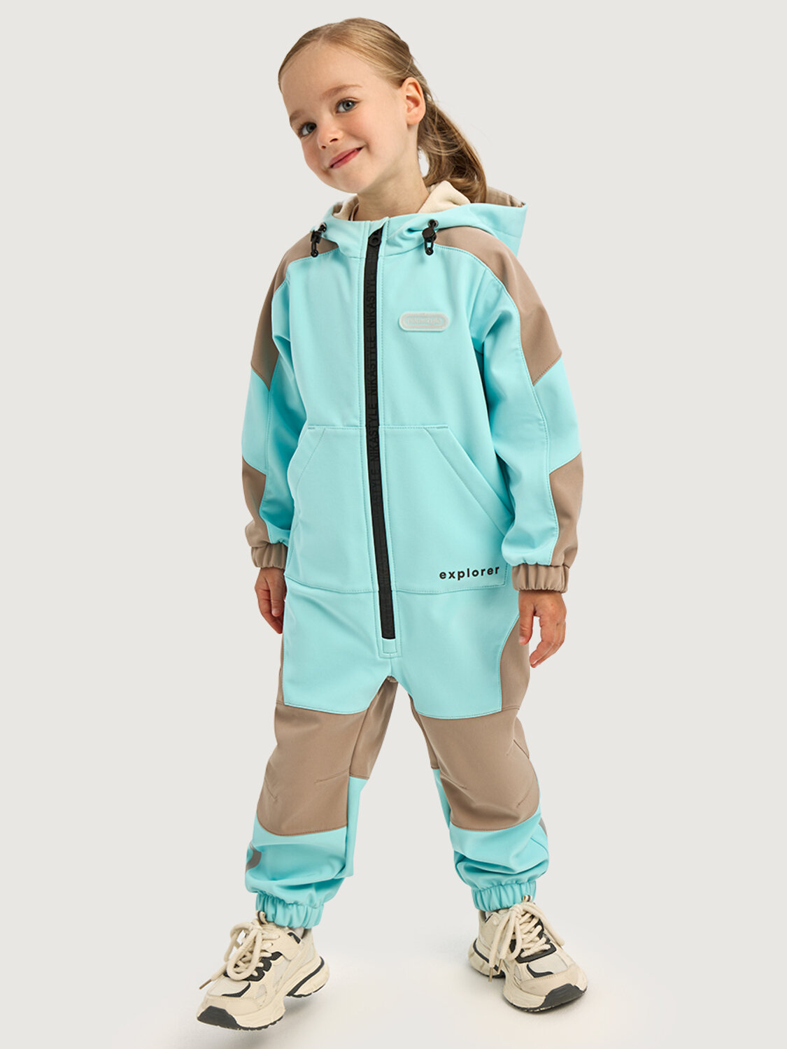 NIKASTYLE Комбинезон 578065 8л15026 небесный/кофе