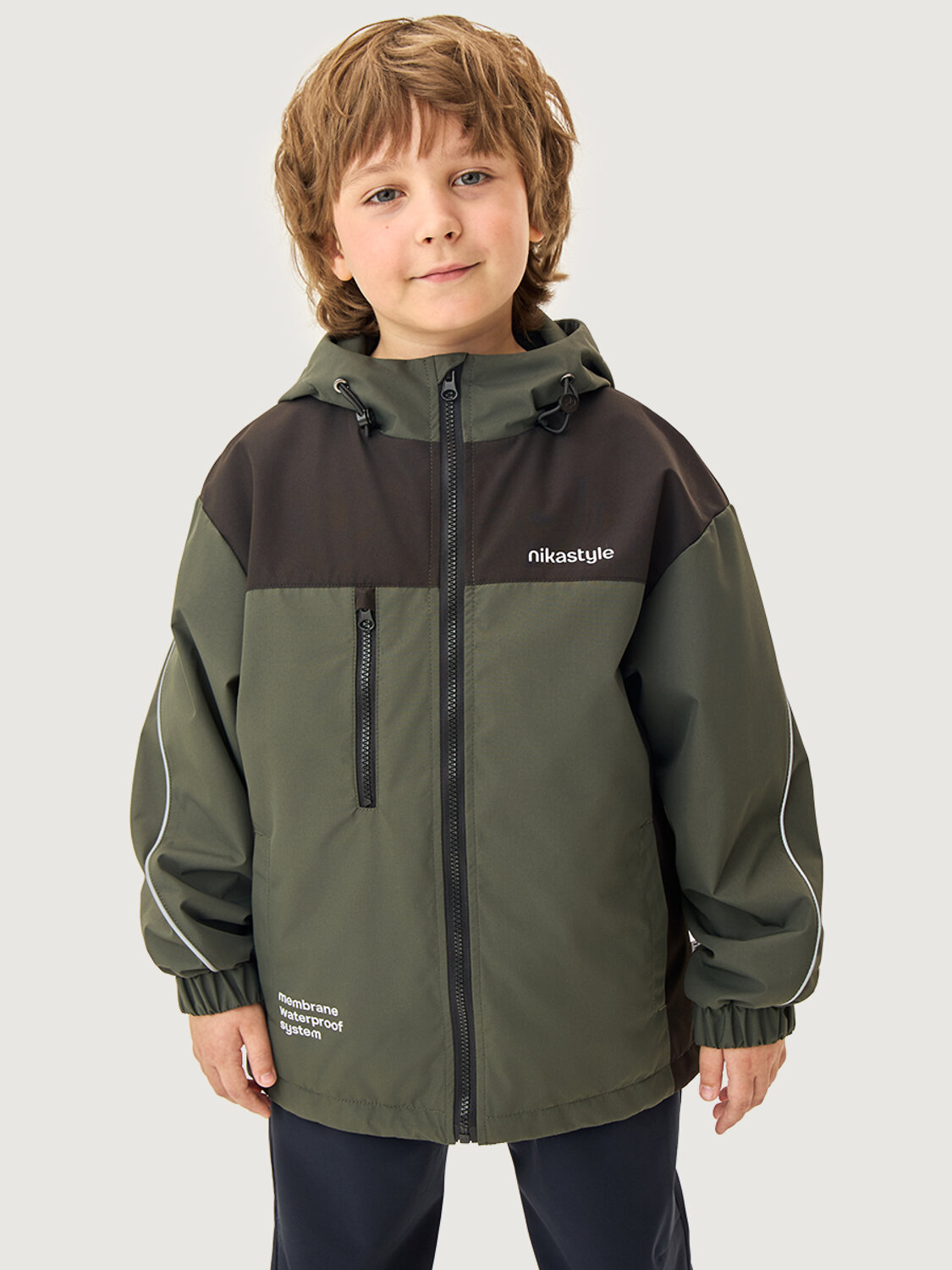 NIKASTYLE Ветровка 578126 п4л7526 хаки