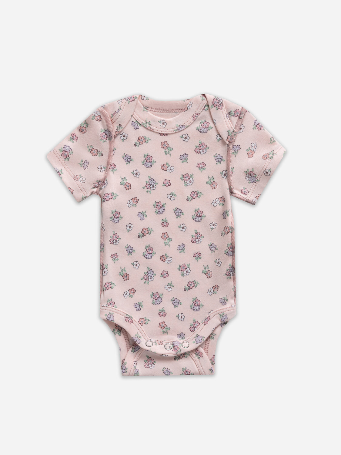 MARK FORMELLE Боди детское 578130 13015-1-3 котики с цветами на молочном +мята +цветочки на розовом