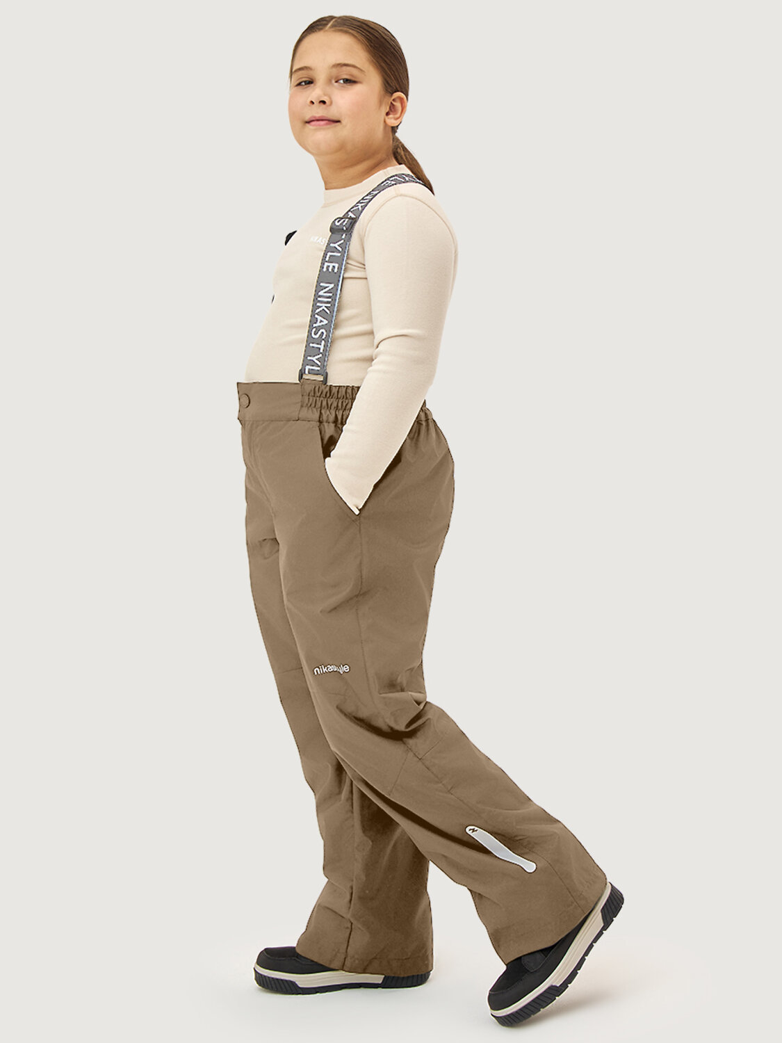 NIKASTYLE Брюки 578132 п2л4026 капучино