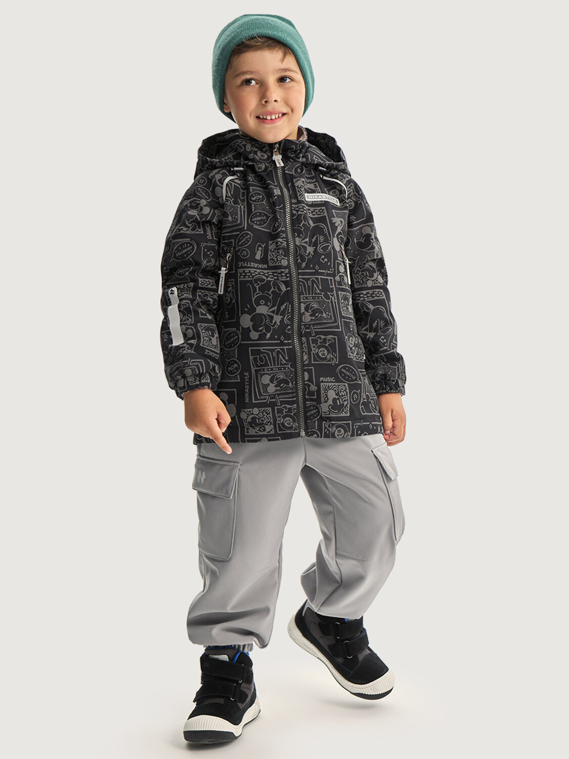 NIKASTYLE Ветровка 578134 4л2326 антрацит