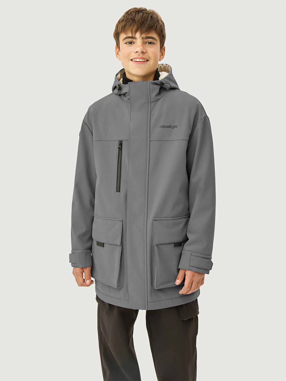 NIKASTYLE Ветровка 578140 4л16126 серый