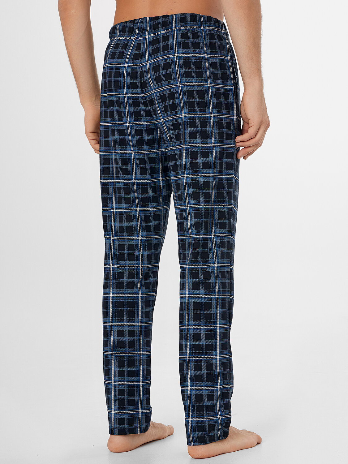 MARK FORMELLE Брюки 578148 581136 синяя клетка на черном