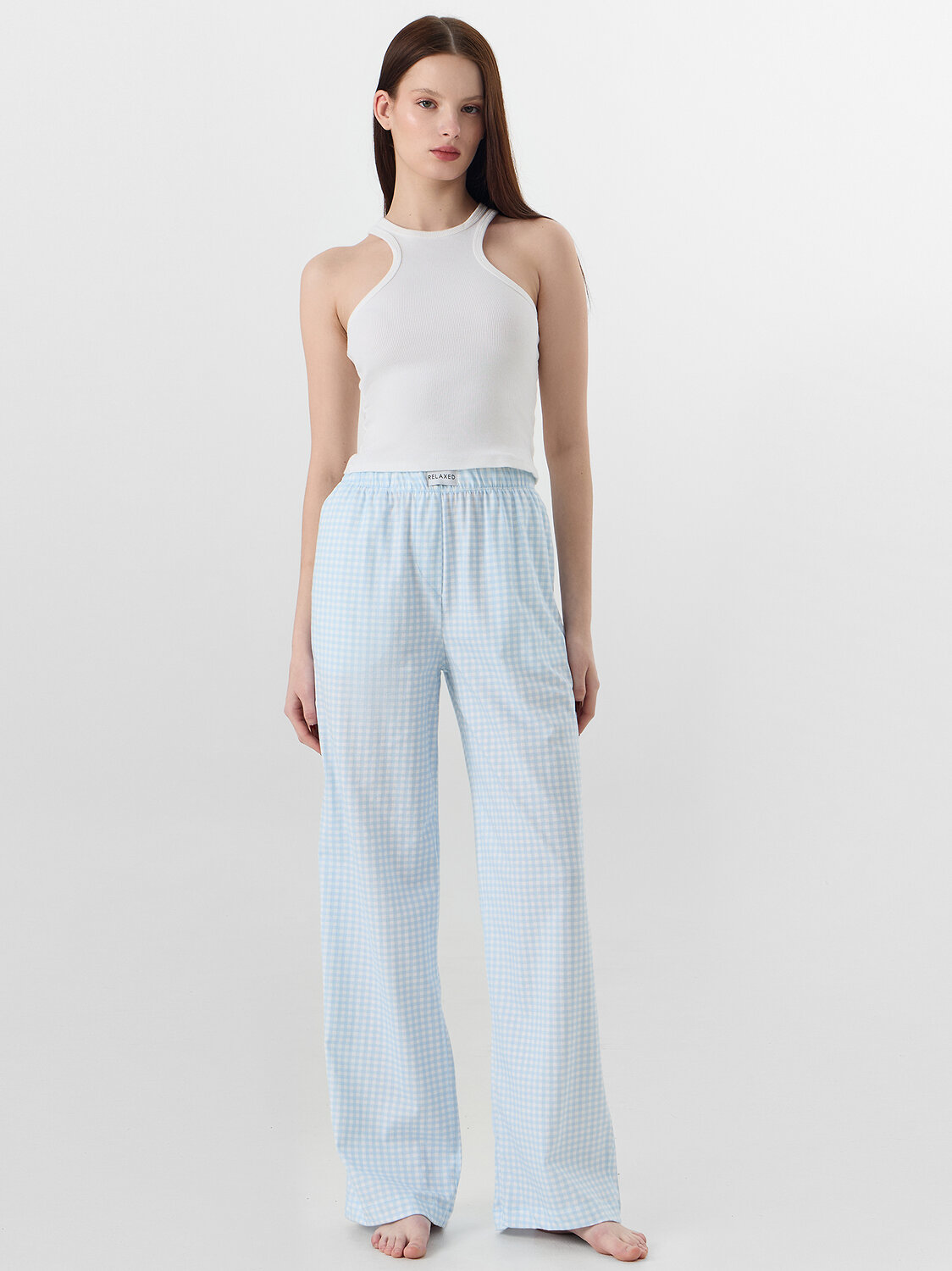 MARK FORMELLE Брюки 578150 532524-1 голубая клетка