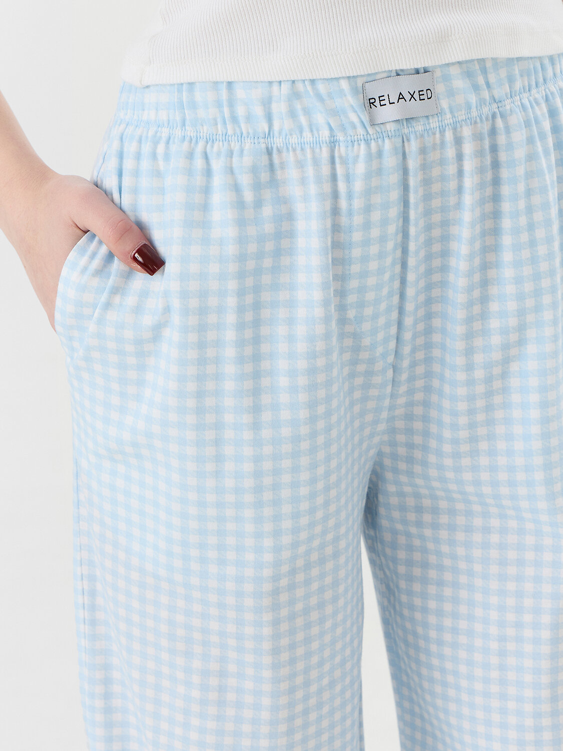 MARK FORMELLE Брюки 578150 532524-1 голубая клетка