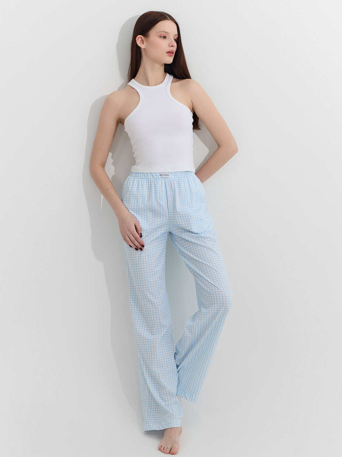 MARK FORMELLE Брюки 578150 532524-1 голубая клетка