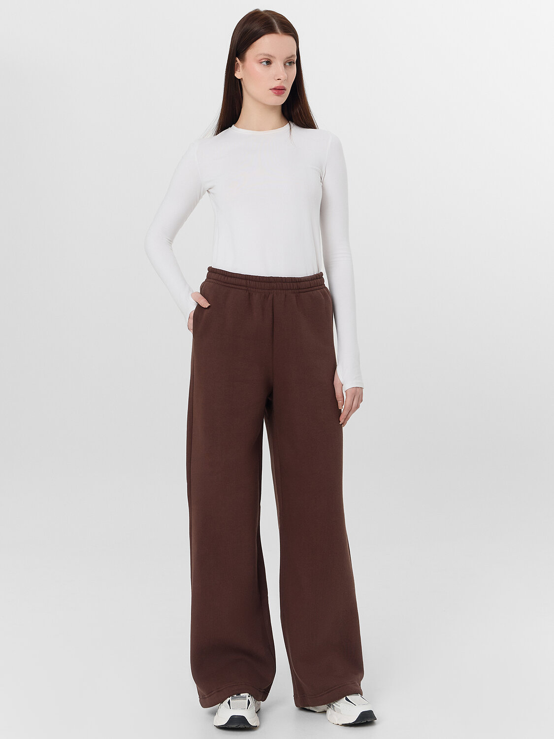 MARK FORMELLE Брюки 578153 182275 шоколадное мартини