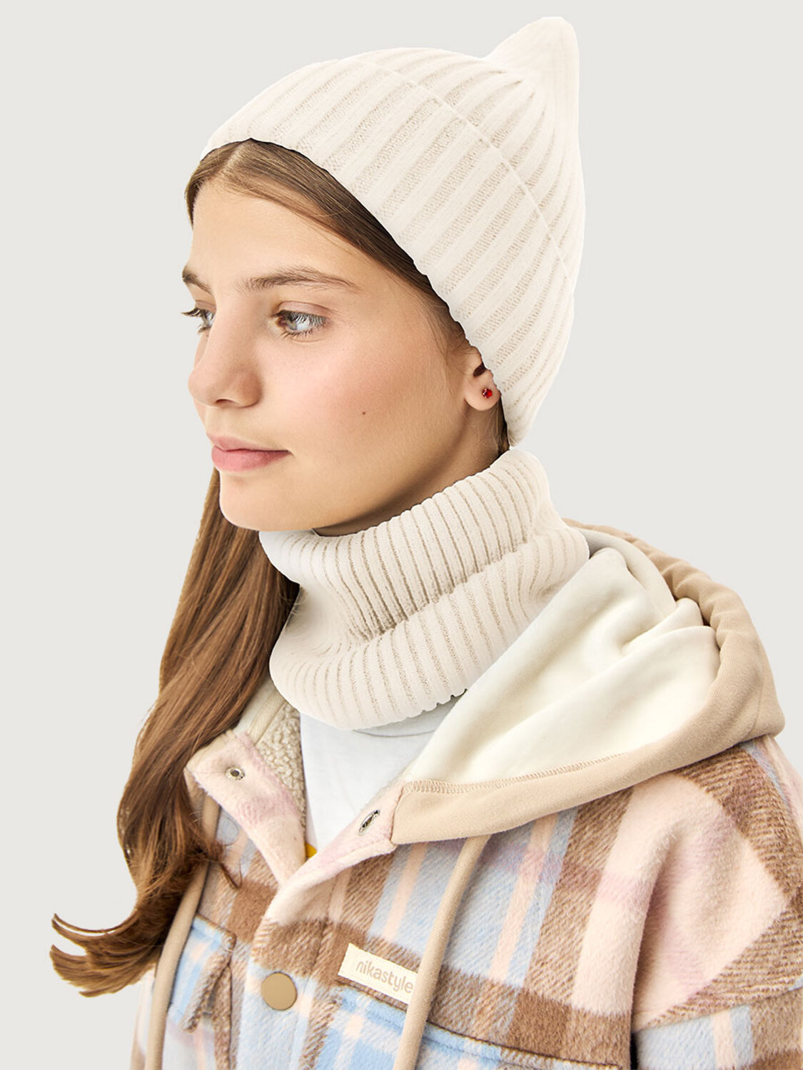 NIKASTYLE Комплект 578166 12м21426 молоко