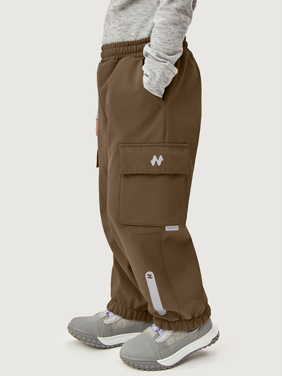 NIKASTYLE Брюки 578172 2л16426 кофе