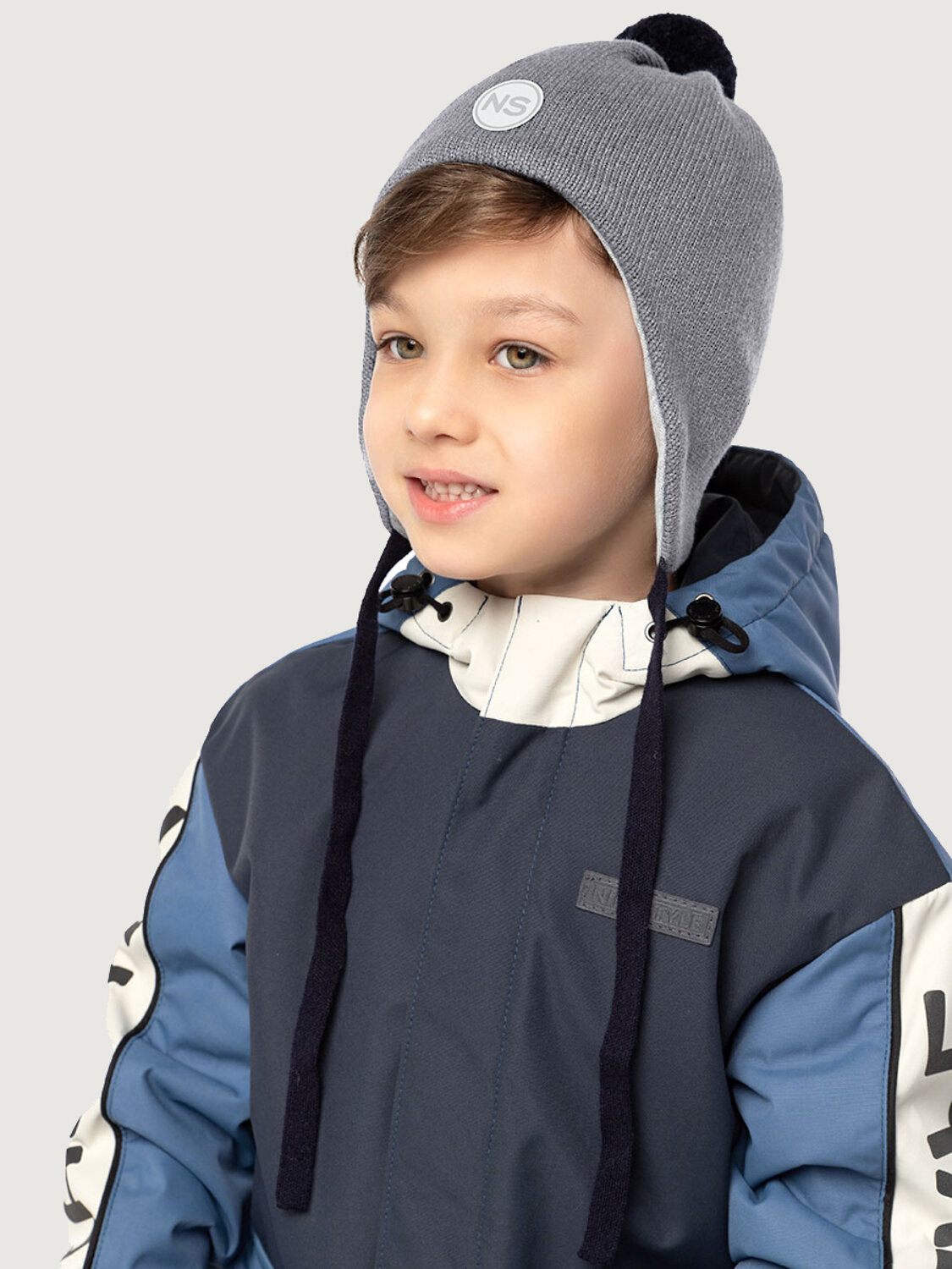 NIKASTYLE Шапка 578253 11м20726 серый меланж