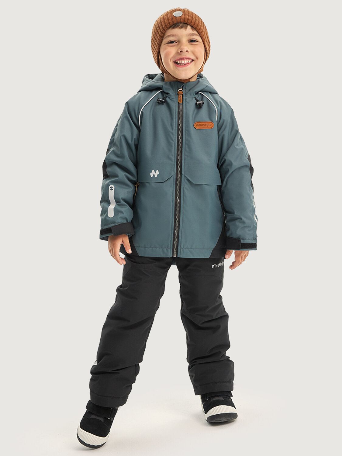 NIKASTYLE Костюм 578280 7м1926 мох/черный