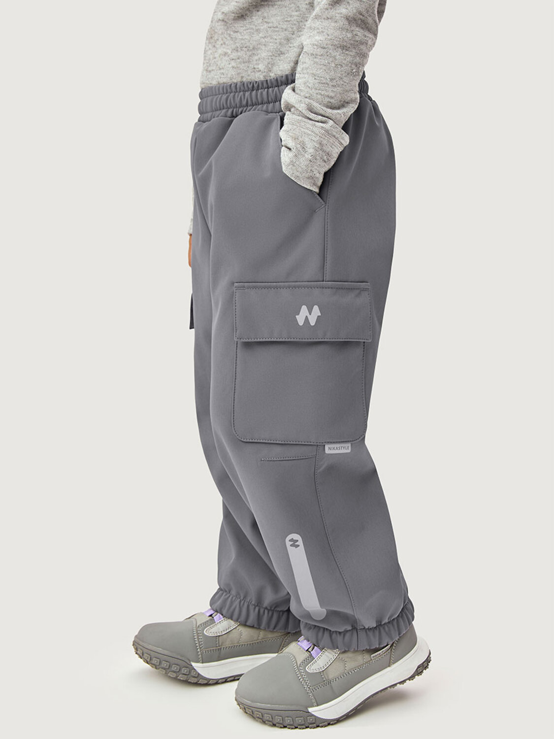 NIKASTYLE Брюки 578338 2л16426 серый