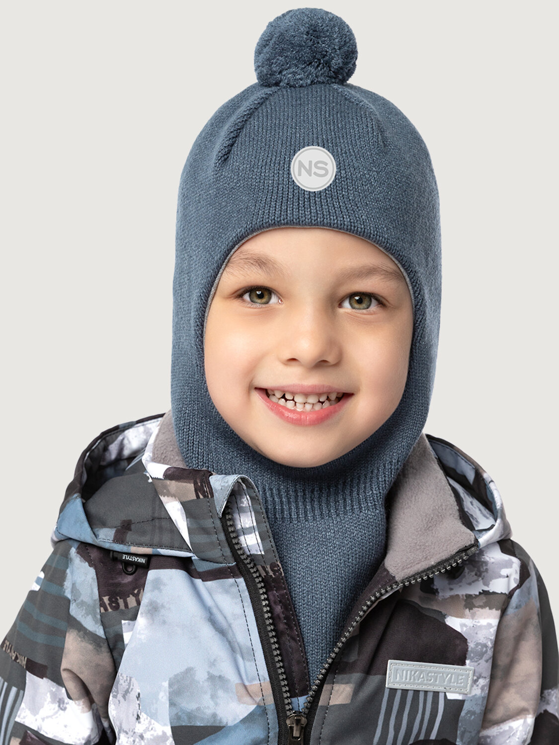 NIKASTYLE Балаклава 578341 10м20326 джинс