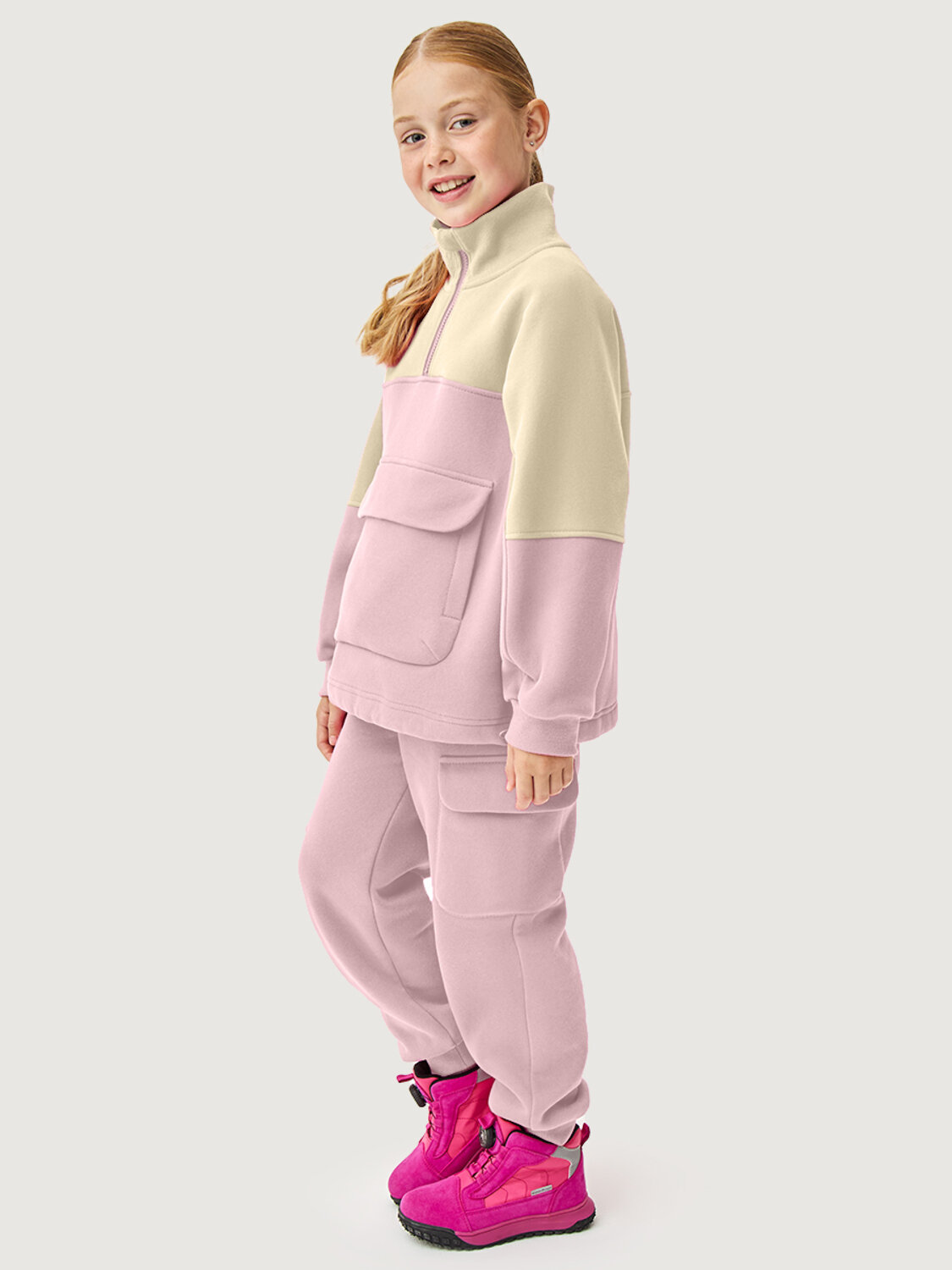 NIKASTYLE Костюм 578400 7т12026 сакура/сливочное масло