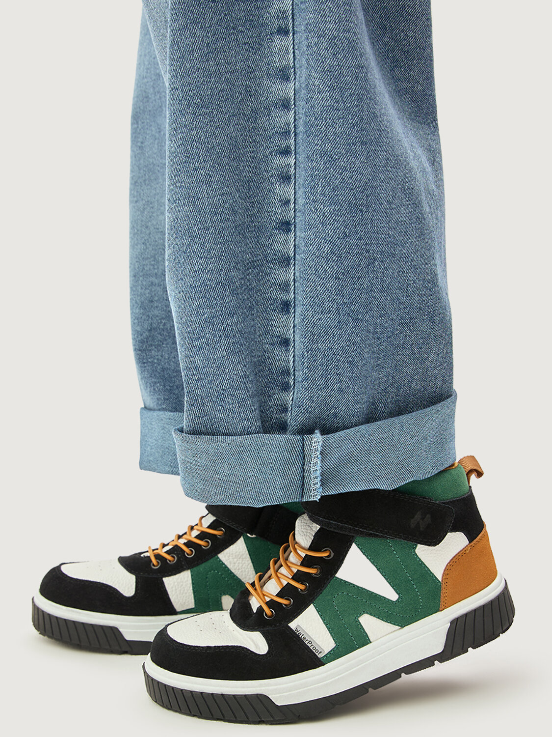 NIKASTYLE Ботинки 578404 16м15325 белый/изумруд