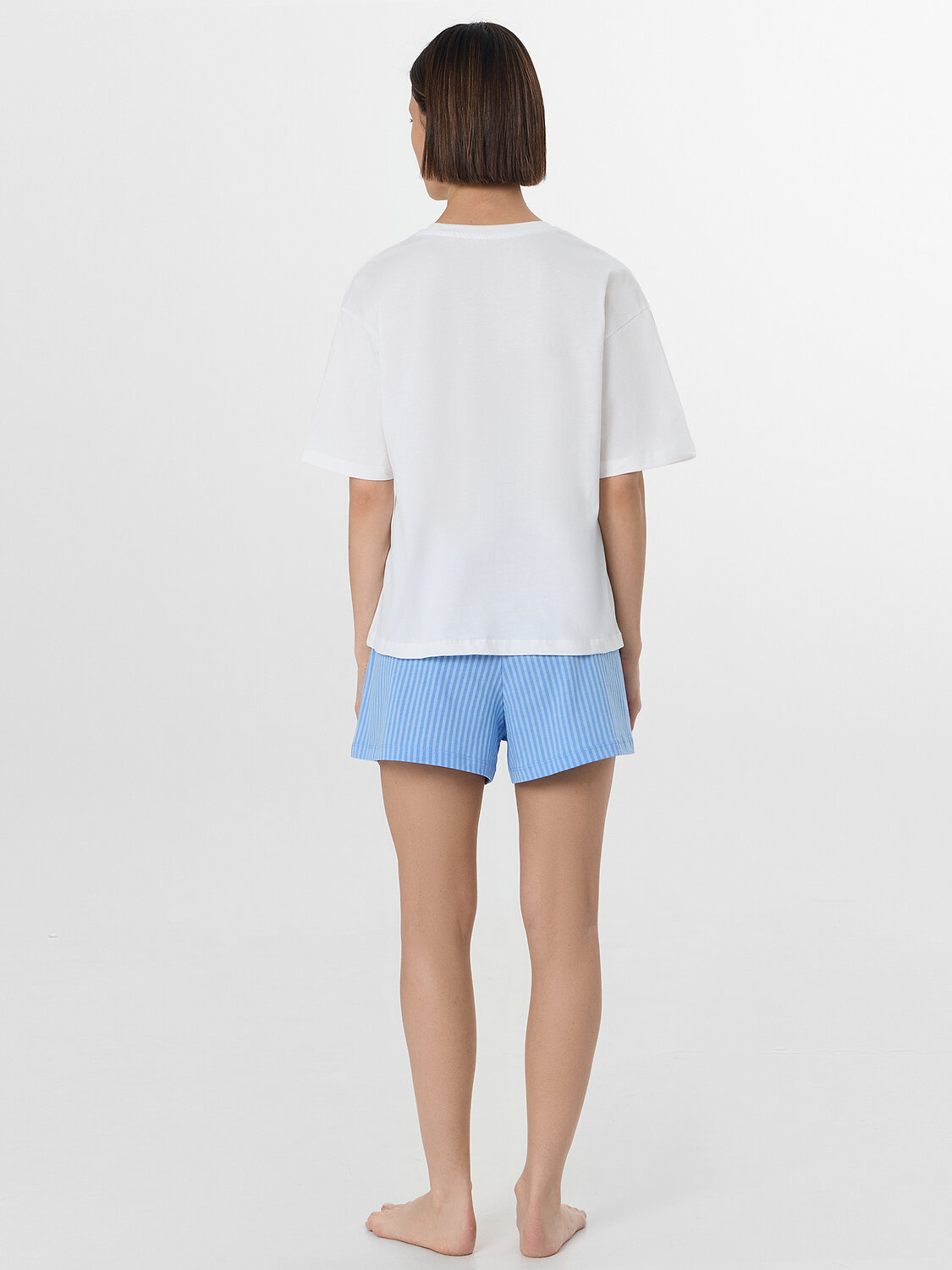 MARK FORMELLE Комплект 578426 592591 белый +сине -голубая полоска