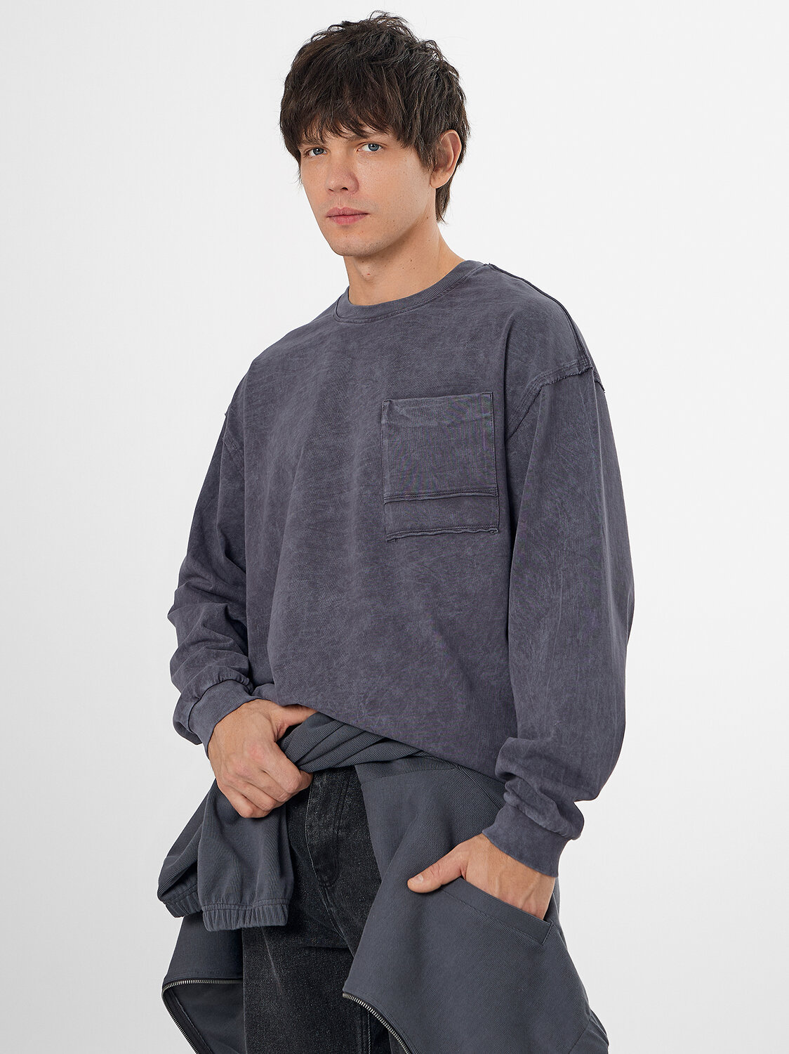 MARK FORMELLE Лонгслив 578434 121964 графит