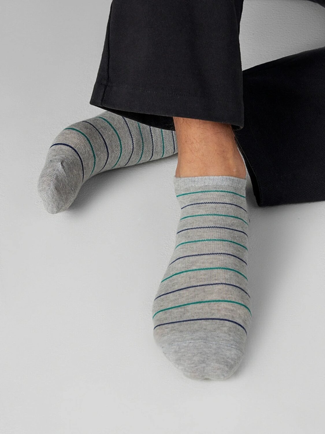 MARK FORMELLE Мужские носки 578456 104K-2824 серый меланж