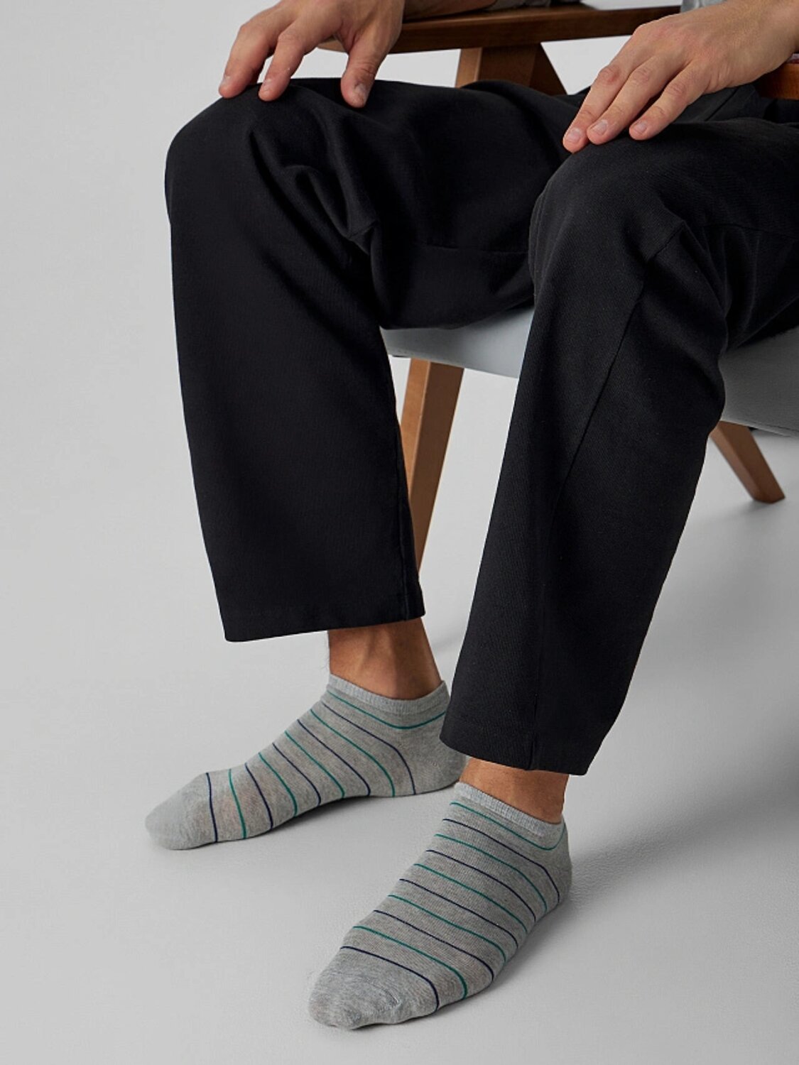 MARK FORMELLE Мужские носки 578456 104K-2824 серый меланж