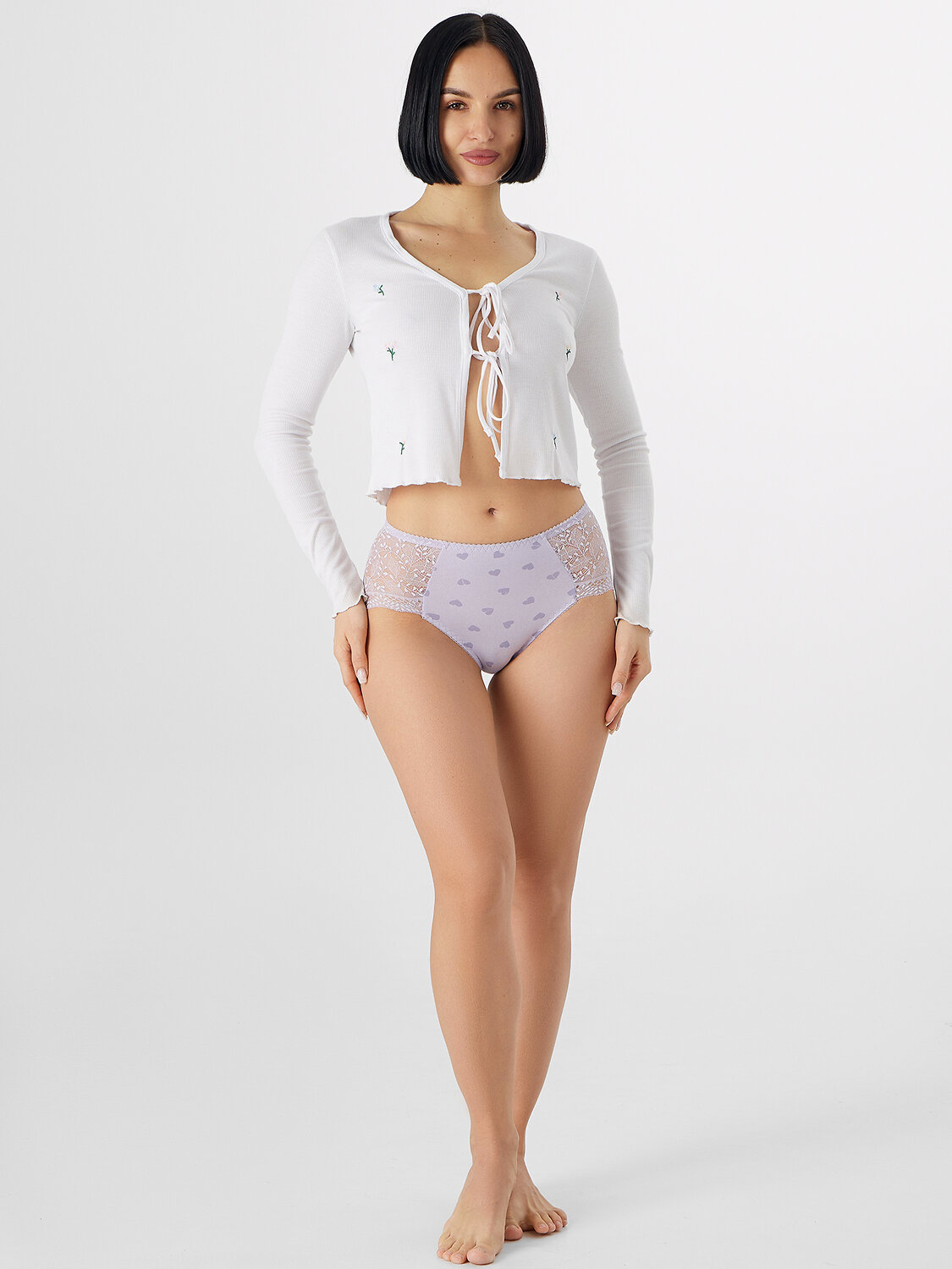 MARK FORMELLE Трусы 578474 412417 сердечки на сиреневом