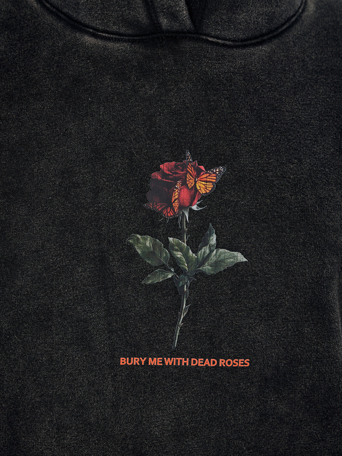 MARK FORMELLE Худи 578489 122775-2 ACID WASH черный +печать