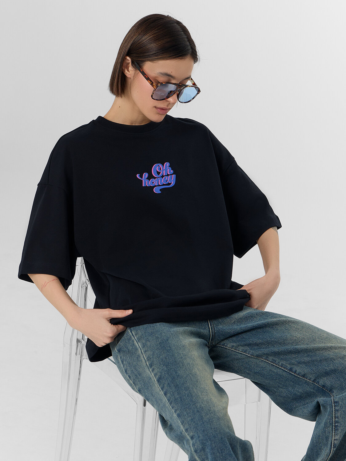 MARK FORMELLE Футболка 578491 112953 черный +печать