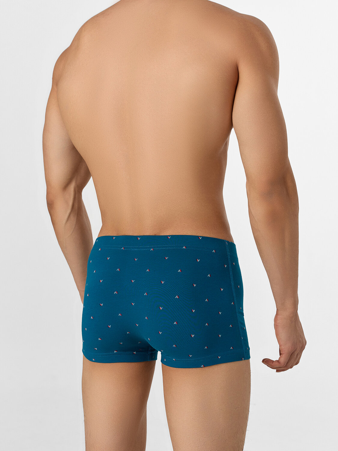 MARK FORMELLE Трусы 578503 411229-2 узор на сине -бирюзовом +гл.синий