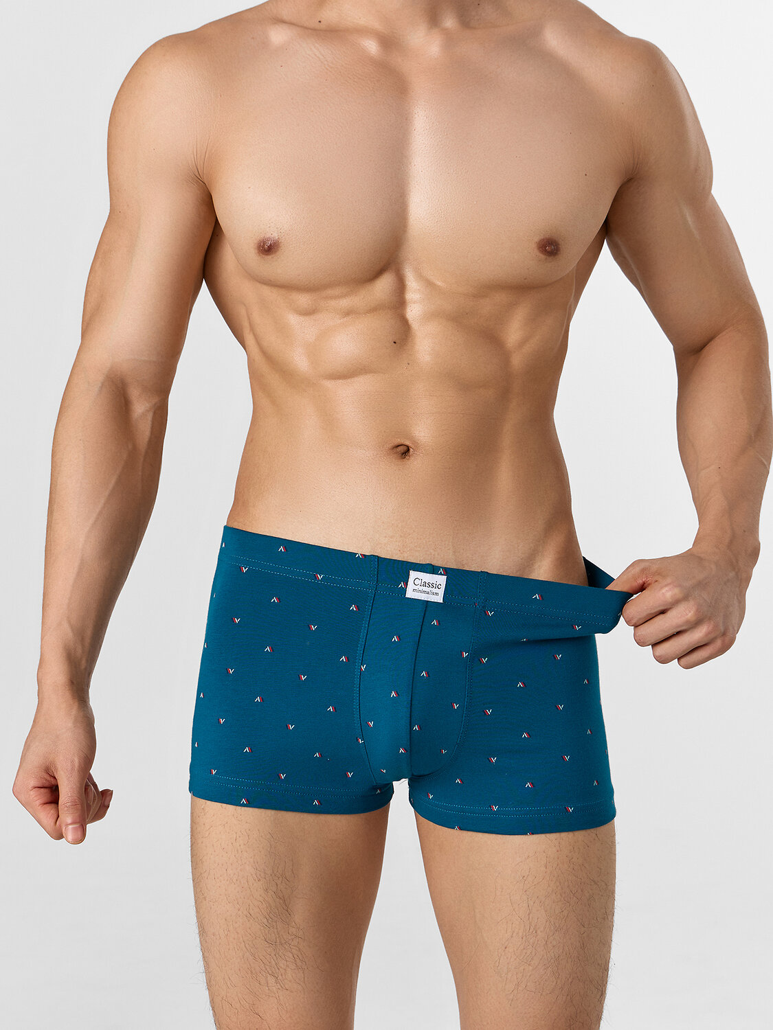 MARK FORMELLE Трусы 578503 411229-2 узор на сине -бирюзовом +гл.синий