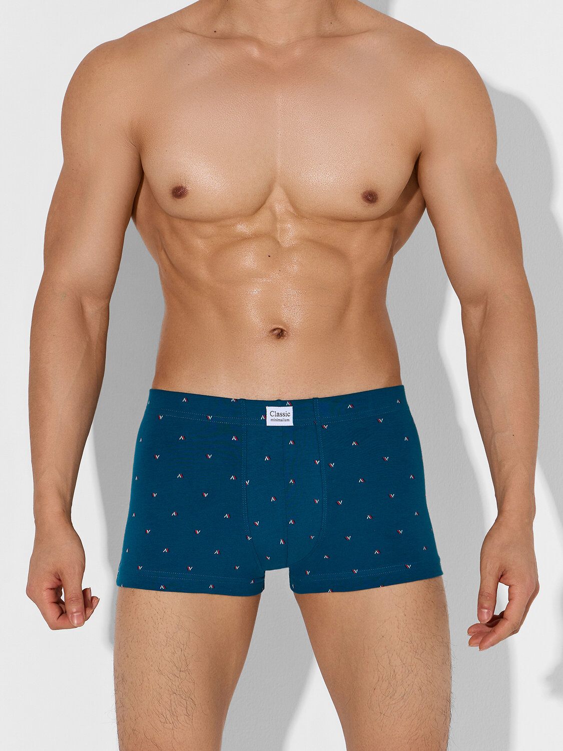 MARK FORMELLE Трусы 578503 411229-2 узор на сине -бирюзовом +гл.синий