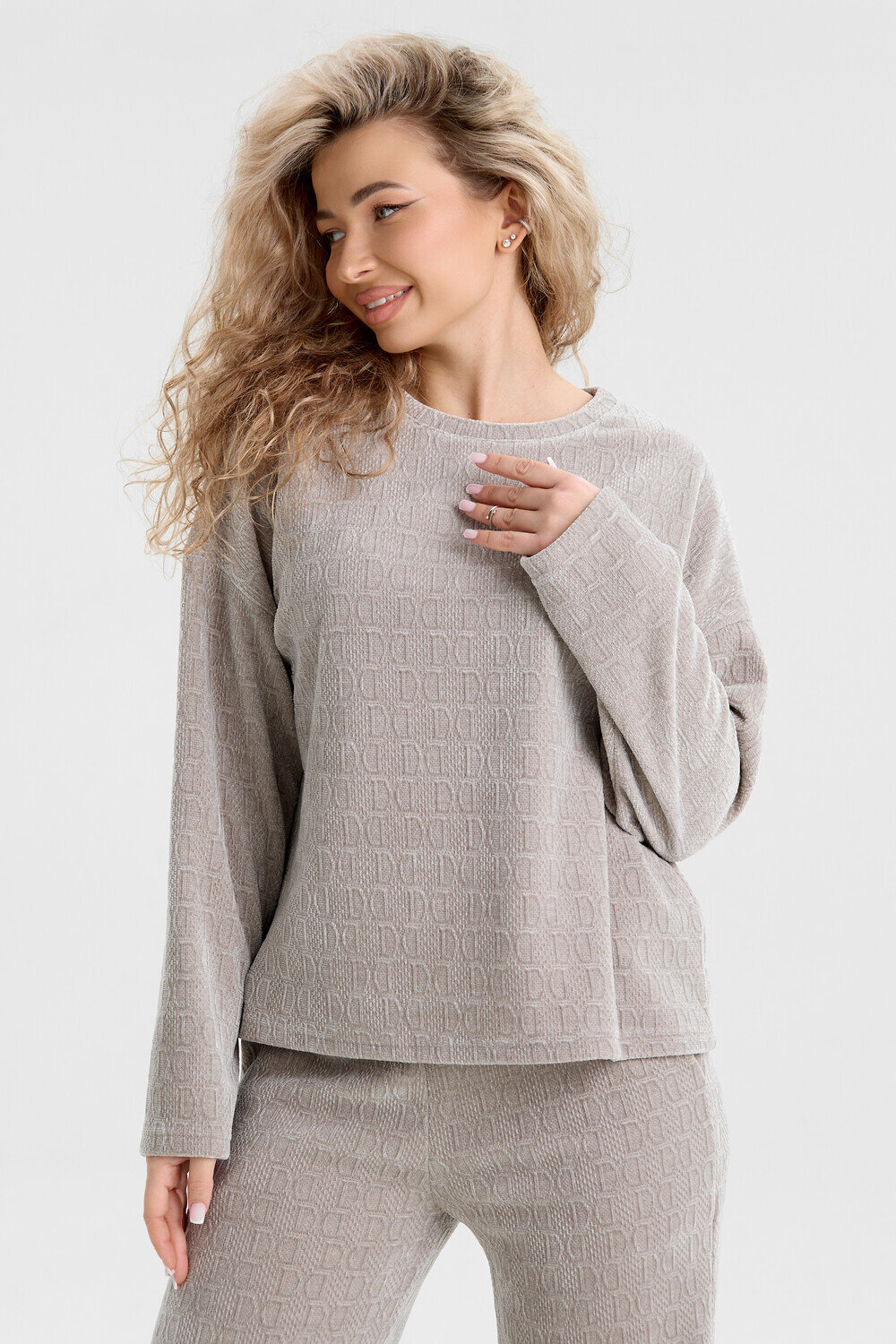 Натали Костюм 578509 37001 жемчужно-серый