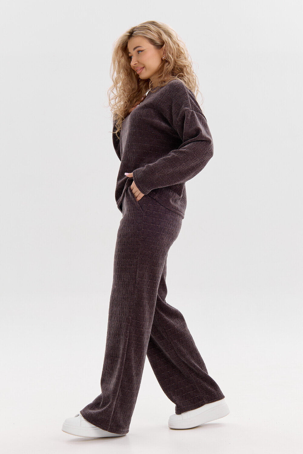 Натали Костюм 578512 37001 серо-коричневый