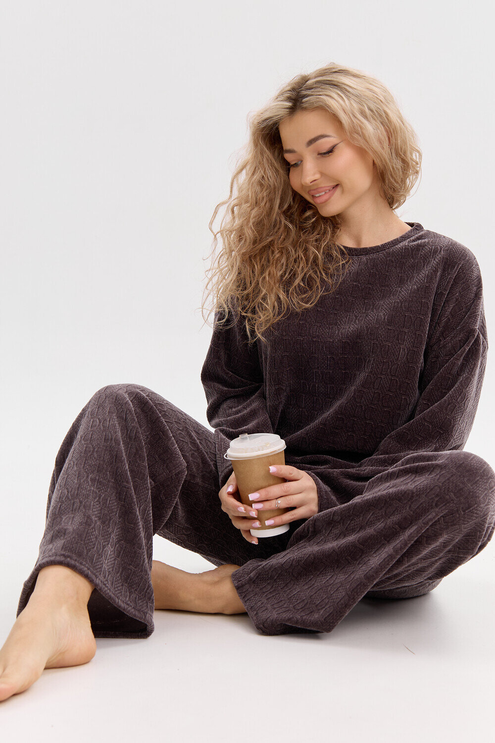 Натали Костюм 578512 37001 серо-коричневый