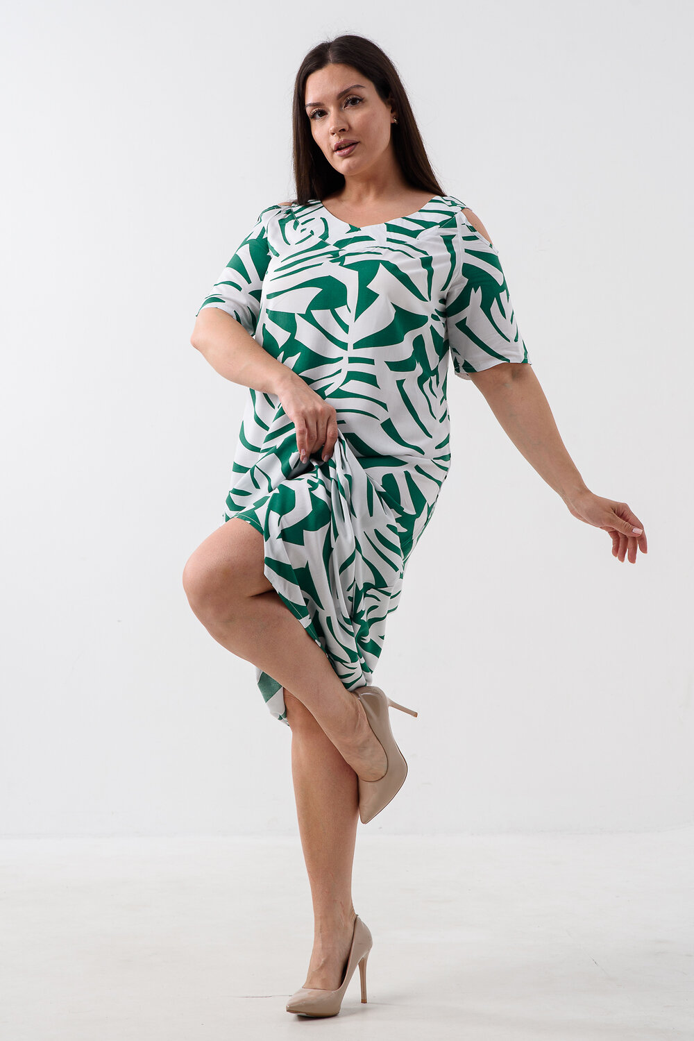 Натали Платье 578525 52682 зеленый